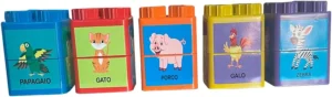 Blocos de Montar - Animais Domésticos e Selvagens