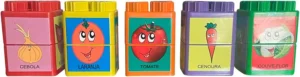 Blocos de Montar - Frutas e Legumes